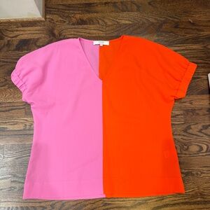 CROSBY BY MOLLIE BURCH nora top in orchid red glow